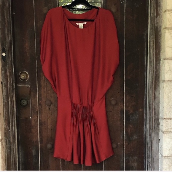 DVF x Shopbop ‘Handy’ Mini Dress Silk Smocked - Picture 6 of 14